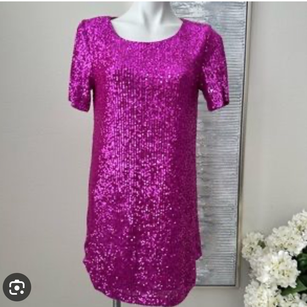 Eras Tour Pink Sequin Dress